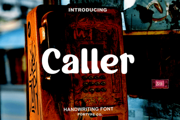 Caller Font: Authentic Handwritten Style for Editorial Design