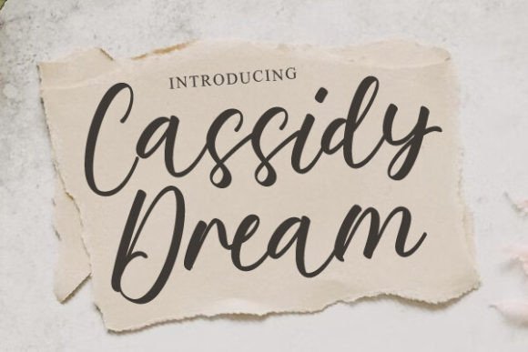Cassidy Dream: A Handwritten Font for Thoughtful Editorial Design