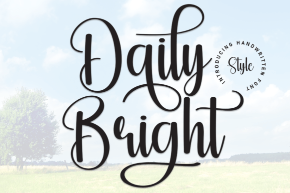 Daily Bright Font Review: A Handwritten Typeface for Campaigns