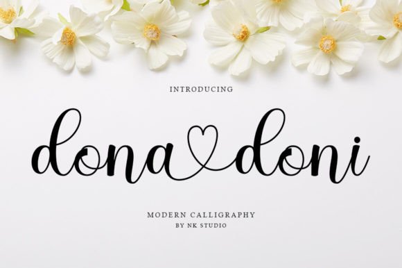Dona Doni Font: A Modern Script for Editorial Design