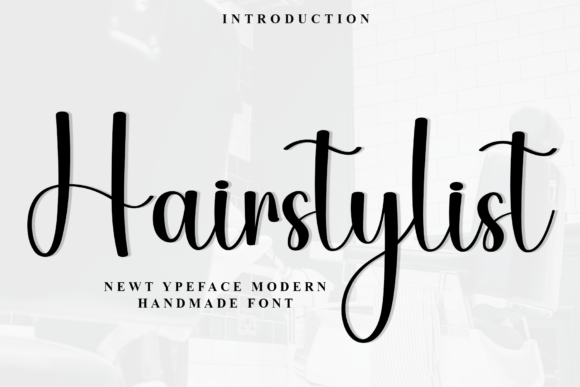 Hairstylist Font: Elegant Script for Web Design
