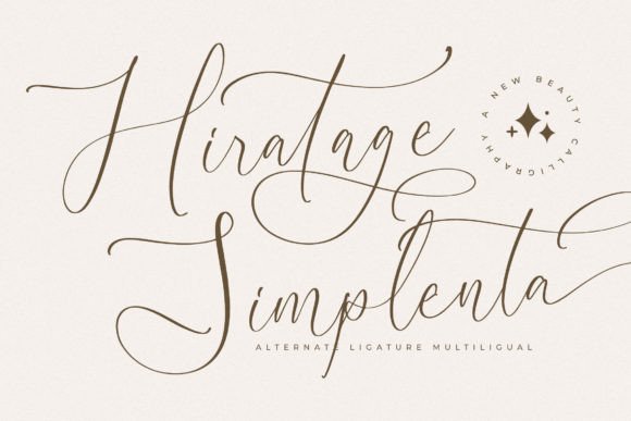 Hiratage Simplenta Font: Elevating Luxury Campaign Visuals