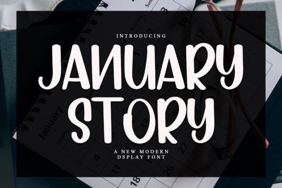 January Story Font: Elegant Script for Handmade Labels