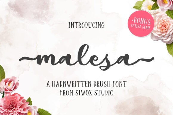 Malesa Brush Font Review for Elegant Branding