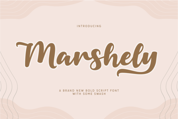 Marshely Font Review: Bold Script for Web Design