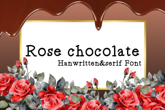 Rose Chocolate Font: Handwritten Charm for Business Branding