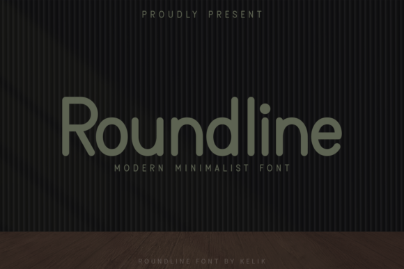 Roundline Font: Modern Minimalist Editorial Design