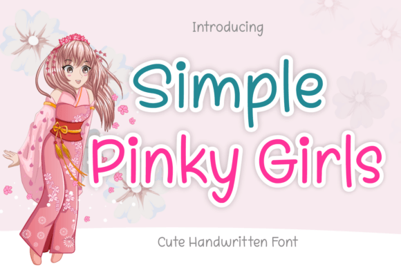 Simple Pinky Girls Font for Editorial Design