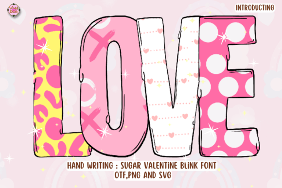 Sugar Valentine Blink: A Romantic Script Font for Editorial Elegance