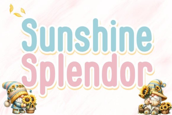 Sunshine Splendor: A Handwritten Font That Brightens Editorial Design